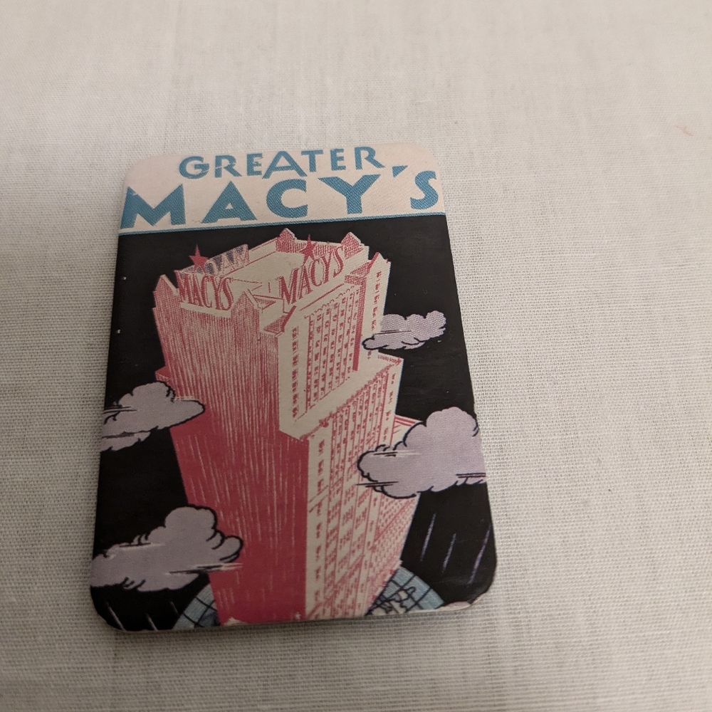 Vintage Greater Macy's Refrigerator Magnet